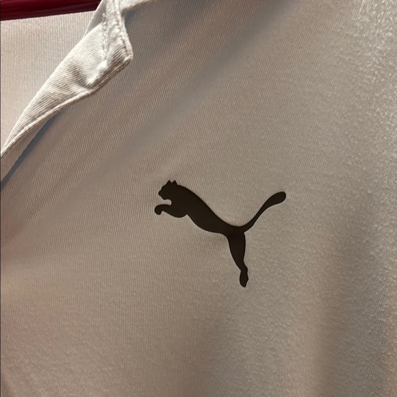 Puma Light Blue Polo Shirt Classic Design - Picture 3 of 4